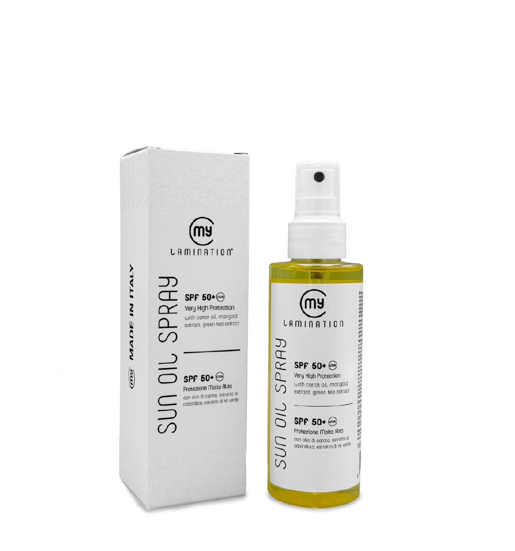 sun oil spray 50 my lamination