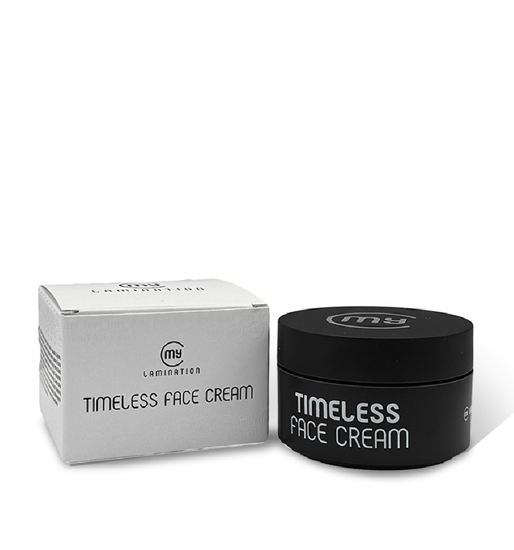 timeless face cream my lamination